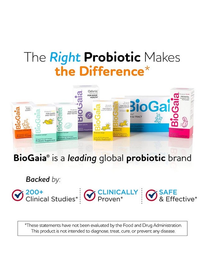 BioGaia Protectis Immune Active Probiotic ; Clinically Proven Probiotic + Vitamin D ; Supports Immune Digestive And Overall Health ; Probiotics For Men & Women ; Capsules ; 60 Day Supply - Image 3