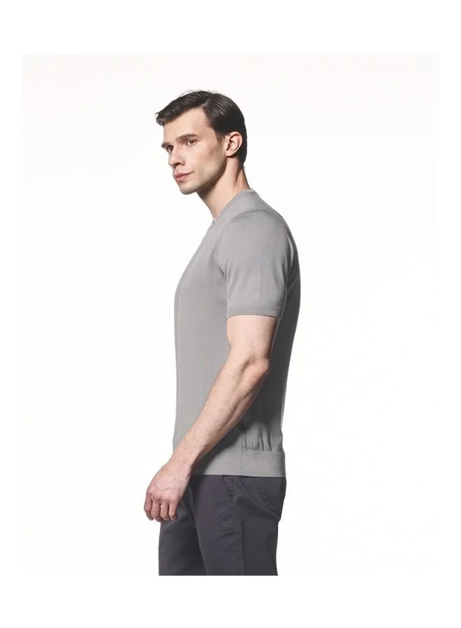 Liwali  Short Sleeve Knit T-Shirt. for Men | Best Price UAE