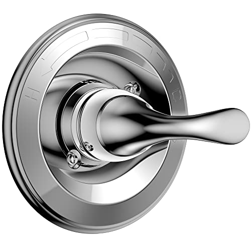 KANDENT Replacement for D Faucet 13 Series Single-Function Shower Valve Trim Kit, Shower Handle, Chrome Shower Trim Kit T13020 (RP46074 Cartridge Included, Valve Not Included) - Image 1