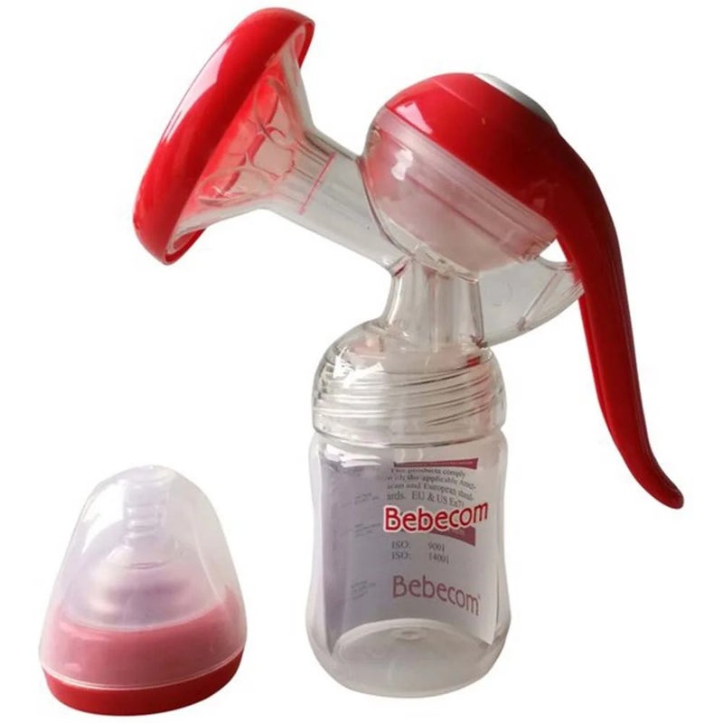 Bebecom Manual Breast Pump, Bpa Free, Soft Silicone Cover for Easy Expression of Milk (Yq508) - Image 1