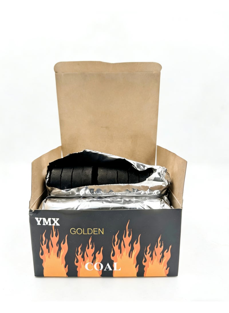 أقراص الفحم للعلاج العطري برائحة دائرية محترقة 1 علبة (80 قطعة) - Image 1