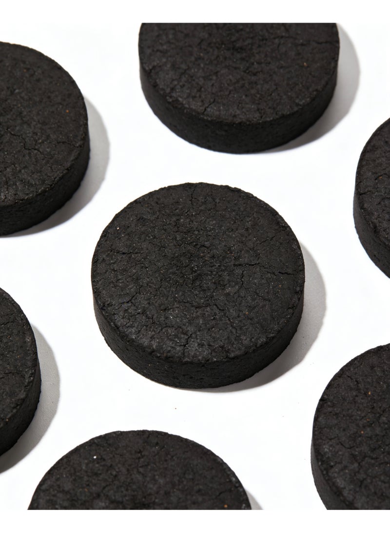 أقراص الفحم للعلاج العطري برائحة دائرية محترقة 1 علبة (80 قطعة) - Image 5