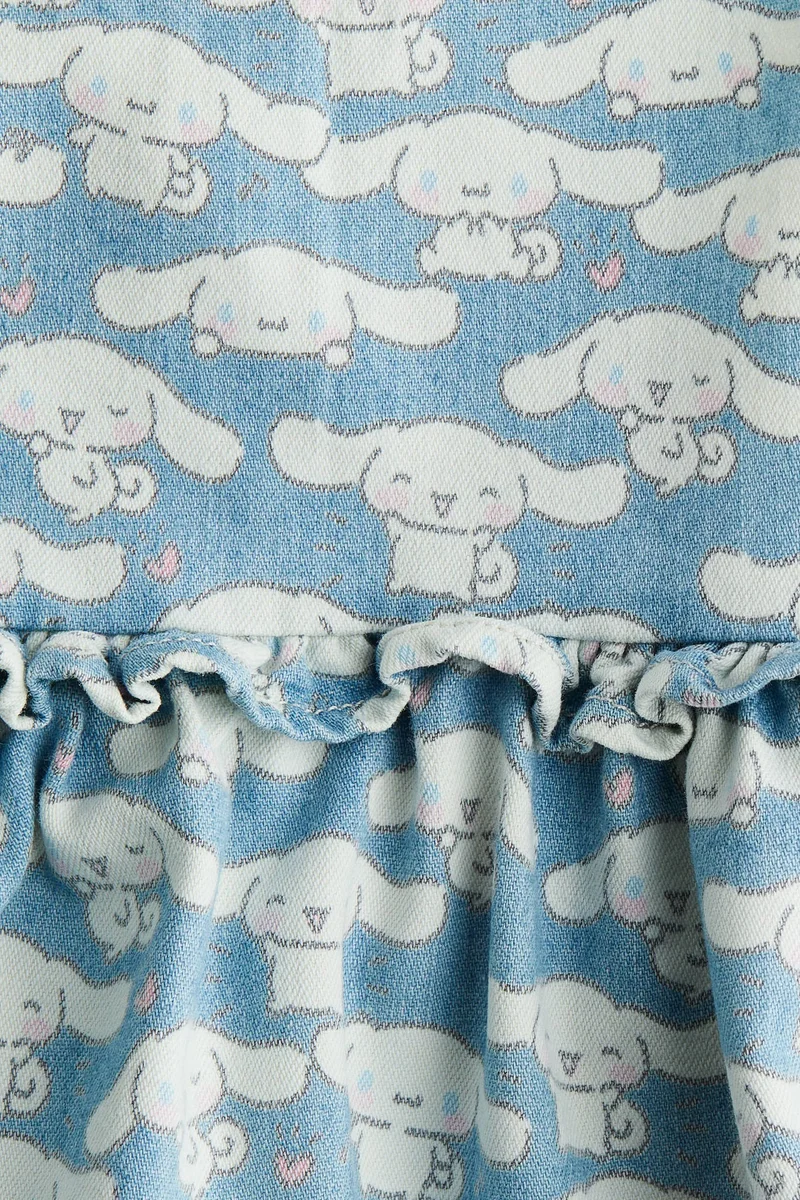 H&M Printed denim dress