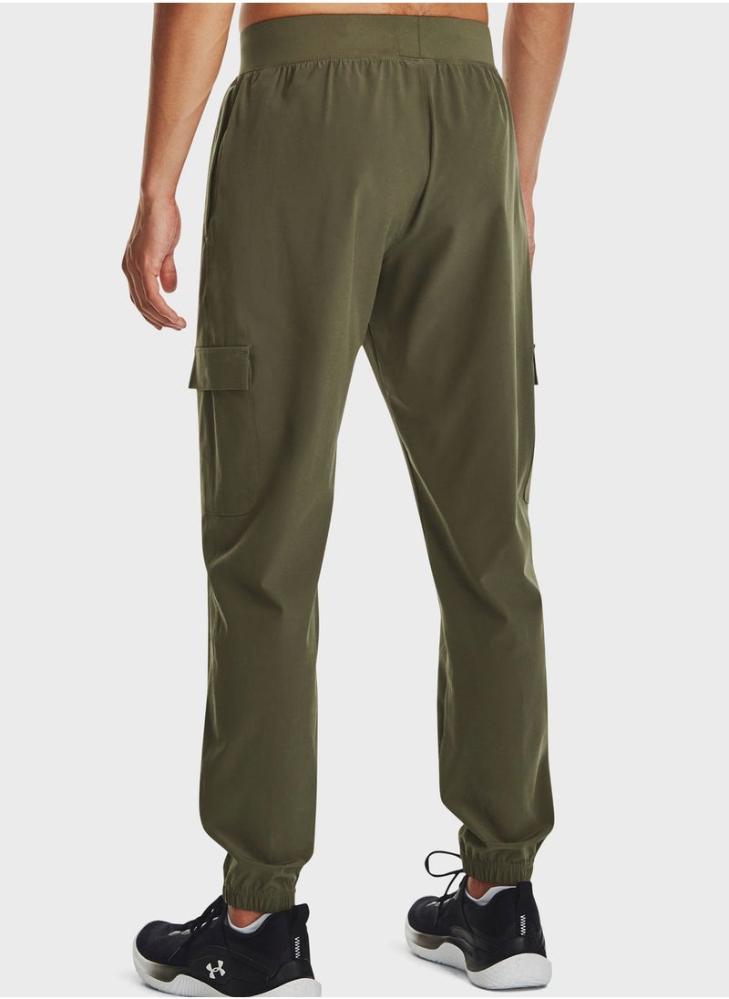 UNDER ARMOUR - Stretch Woven Cargo Pants - Image 1