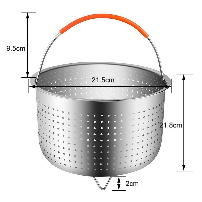 Stainless Steel Steamer Basket Cook Accessories for Pressure Cooker Steaming Vegetables - Image 2