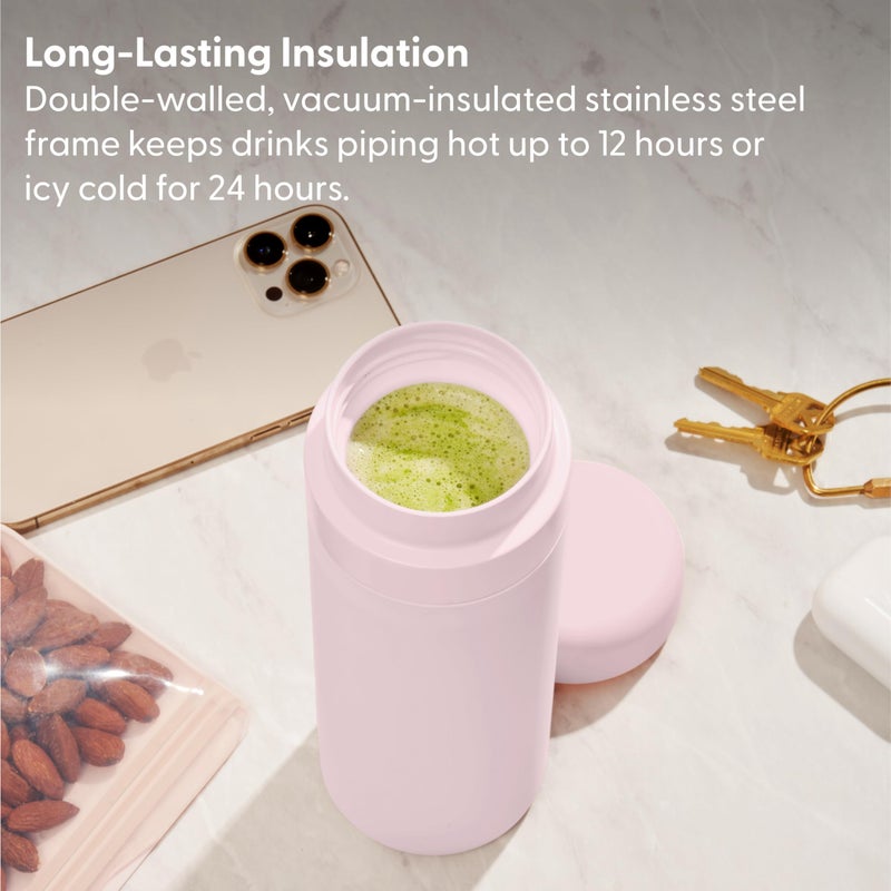 WP W&P Porter Insulated Bottle 20 oz | Clean Taste Ceramic Coating for Water, Coffee, & Tea | Wide Mouth Vacuum Insulated | Dishwasher Safe, Cream Terrazzo - Image 4