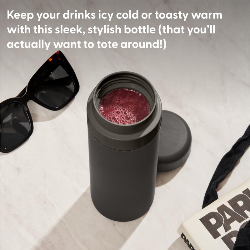 WP W&P Porter Insulated Bottle 20 oz | Clean Taste Ceramic Coating for Water, Coffee, & Tea | Wide Mouth Vacuum Insulated | Dishwasher Safe, Cream Terrazzo - Image 2