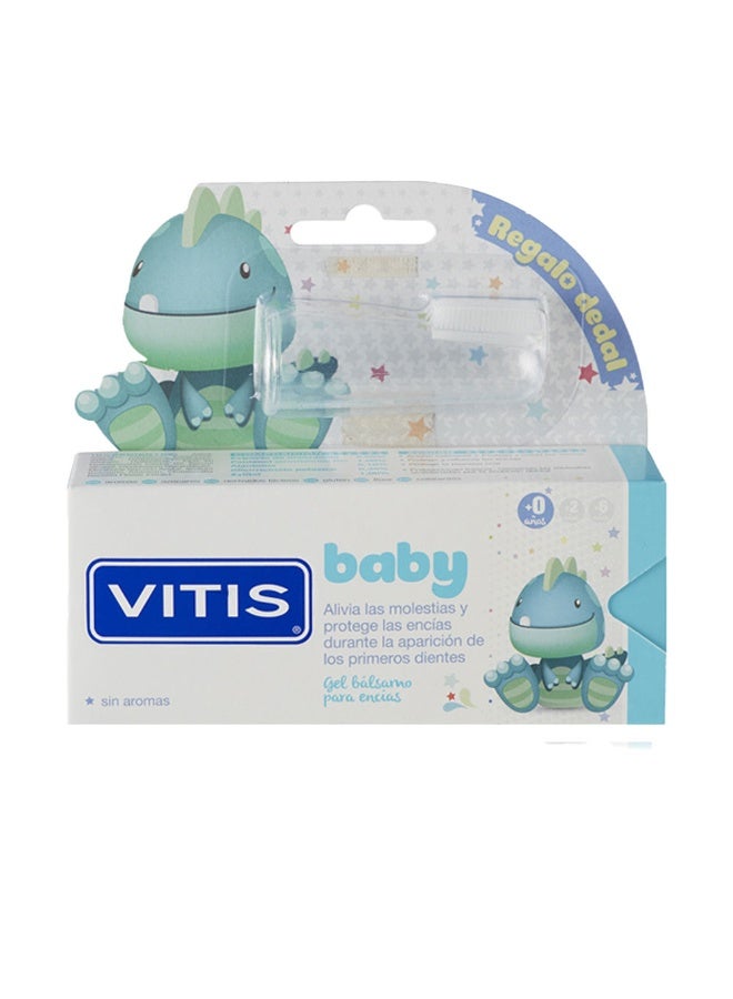 Vitis Baby Gums Gel Balm with Thimble 30ml - Image 1