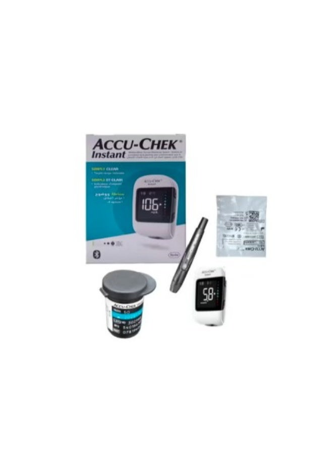 ACCU-CHEK Instant Instant blood glucose monitor set & 50 strips