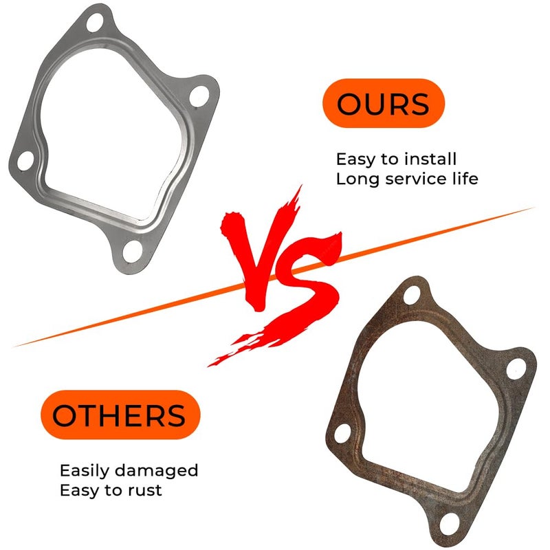 MOTOQUEEN Turbo Exhaust Gasket for Polaris RZR XPT XP Turbo PRO 2016-2024 - OEM 5812640 Replacement - Image 5