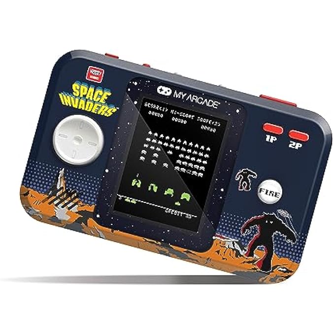 SPACE INVADERS POCKET PLAYER PRO: PORTABLE VIDEO GAME SYSTEM, 2.75" COLOR DISPLAY, ERGONOMIC DESIGN - Image 3