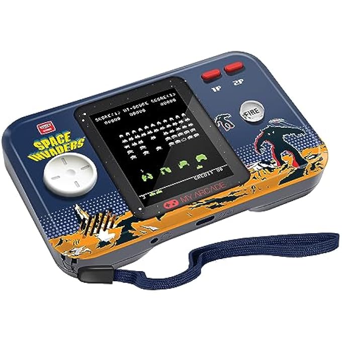 SPACE INVADERS POCKET PLAYER PRO: PORTABLE VIDEO GAME SYSTEM, 2.75" COLOR DISPLAY, ERGONOMIC DESIGN - Image 4