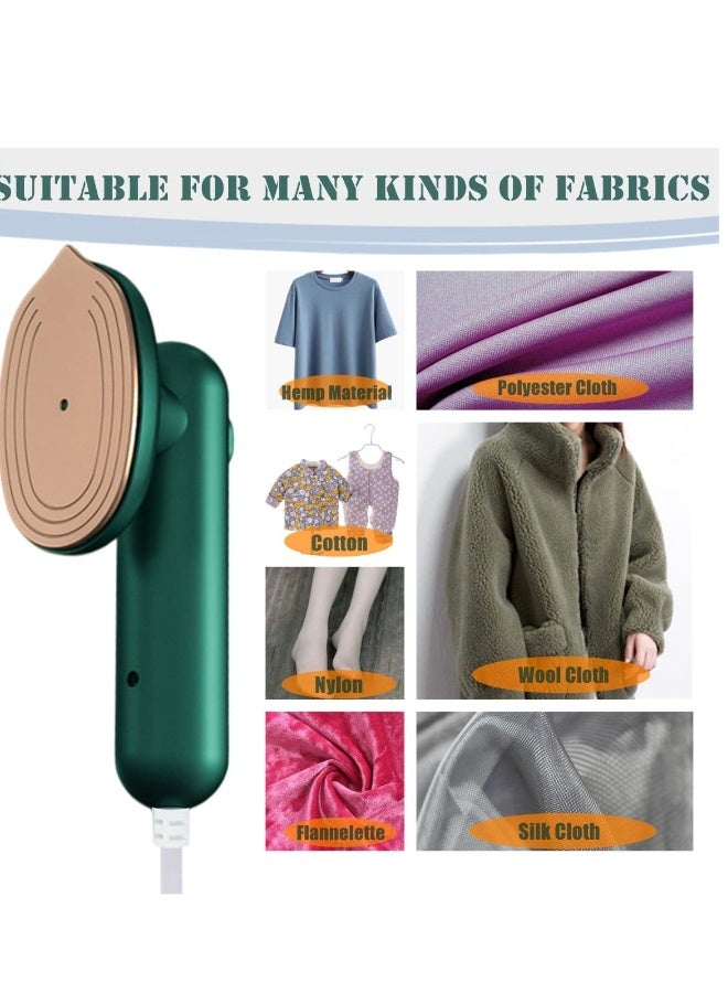 مكواة بخارية محمولة للسفر، مكواة بخارية ميكرو متعددة الوظائف تدعم الكي الجاف والرطب، مناسبة للاستخدام في المنزل والسفر والجامعة - Image 5