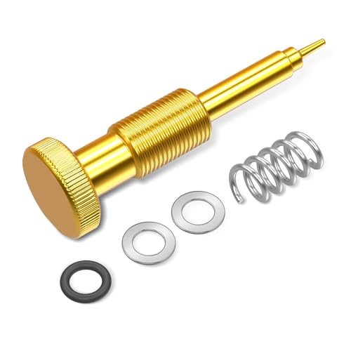 NICECNC AirFuel Mixture Screw Adjuster Compatible with MIKUNI BSR BS CVR CV Carburetor Replace Suzuki DRZ400S DRZ400SMGold - Image 1