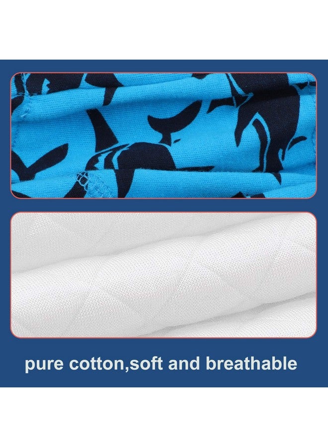 MooMoo Baby 6 Packs Cotton Training Pants Reusable Toddler Potty Training Underwear For Boy And Girl Dinosaur-6T Blue - Image 2