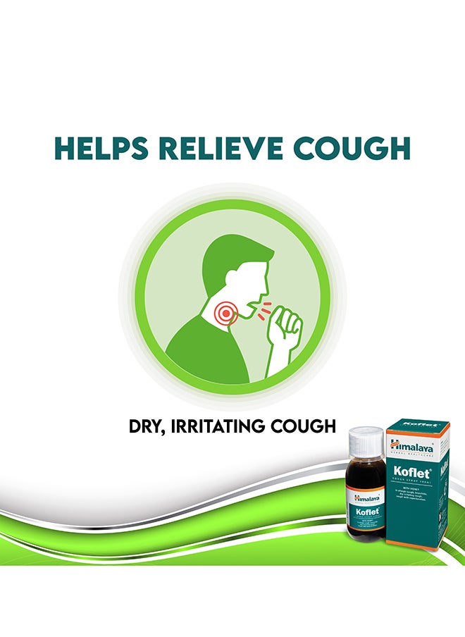 Himalaya Koflet Natural Cough Syrup, Nondrowsy, 100 Ml  - Image 2