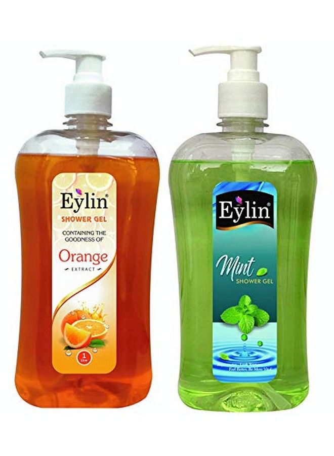 Eylin Soft Care Body Wash Containing Mint Extractsgreen & Orange Extracts. Total 2 Liters - Image 1