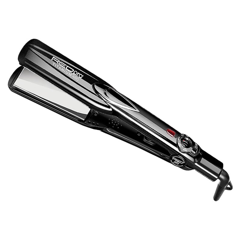 RED Pro Pro Titanium 1 1/2 Inch Flat Iron Heats Up to 460°F Silky Straight, Frizz-Free Results - Image 3