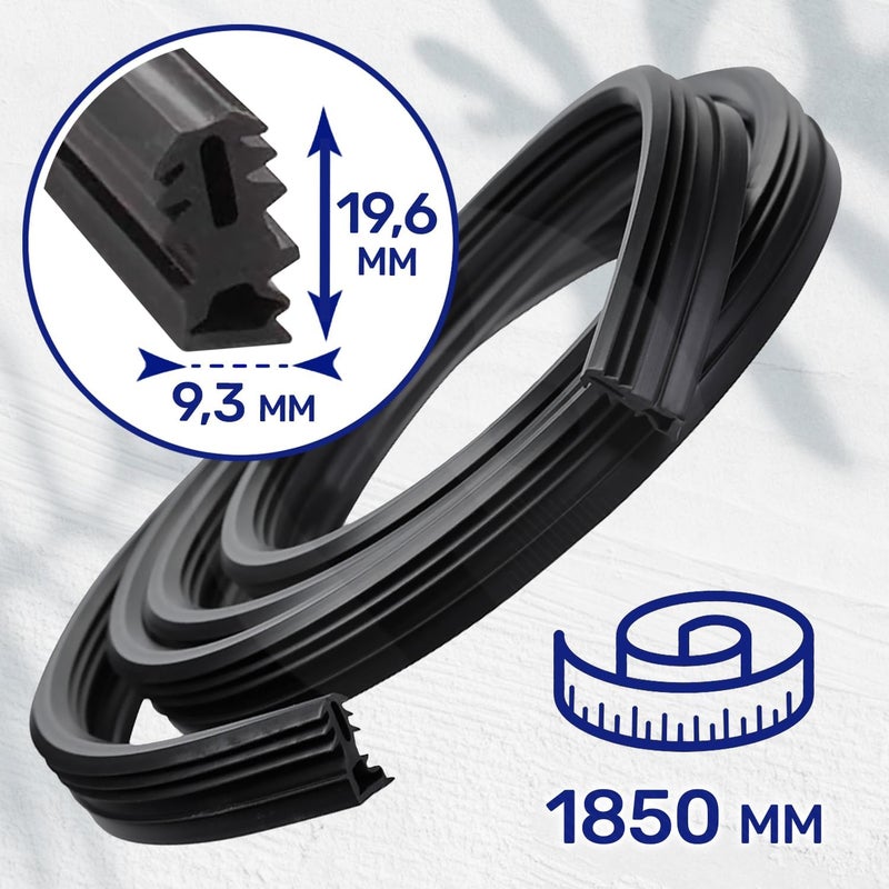 MONTERAL Dishwasher Door Seal Rubber with Original Code 263096 for Bosch - MADE IN EUROPE - 10 Year Warranty - - Image 3