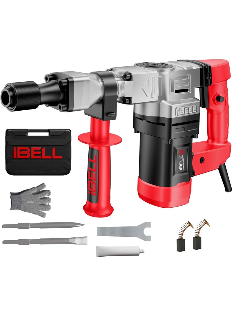 iBELL Demolition Hammer, 4100RPM, 230V, 17MM - Image 1