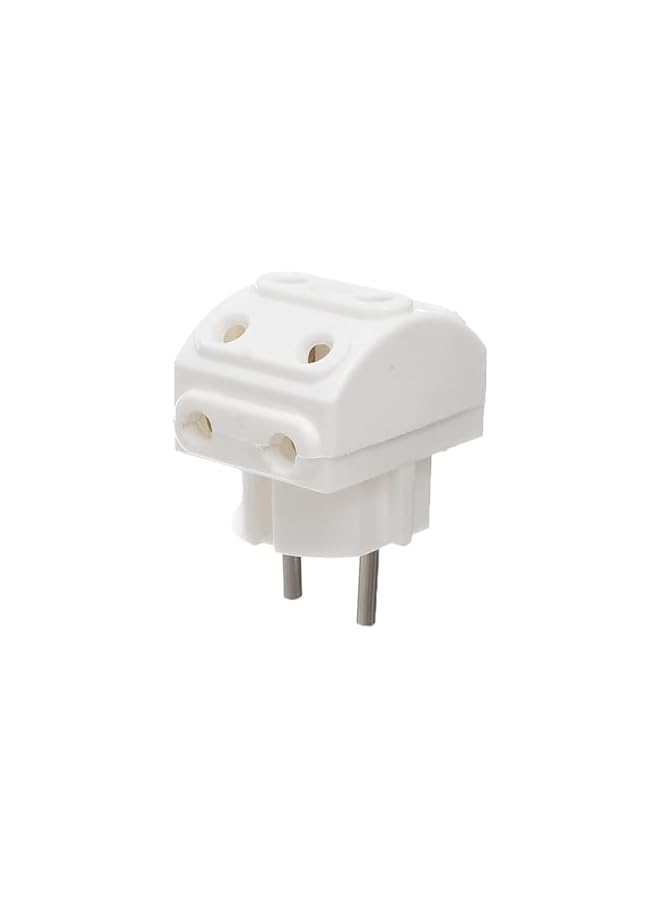 PROMASS 5-Way 2 Pin Multi-Plug Socket White for Safe & Easy Operation, Electrical Accessories for Domestic and Commercial Use - Image 2