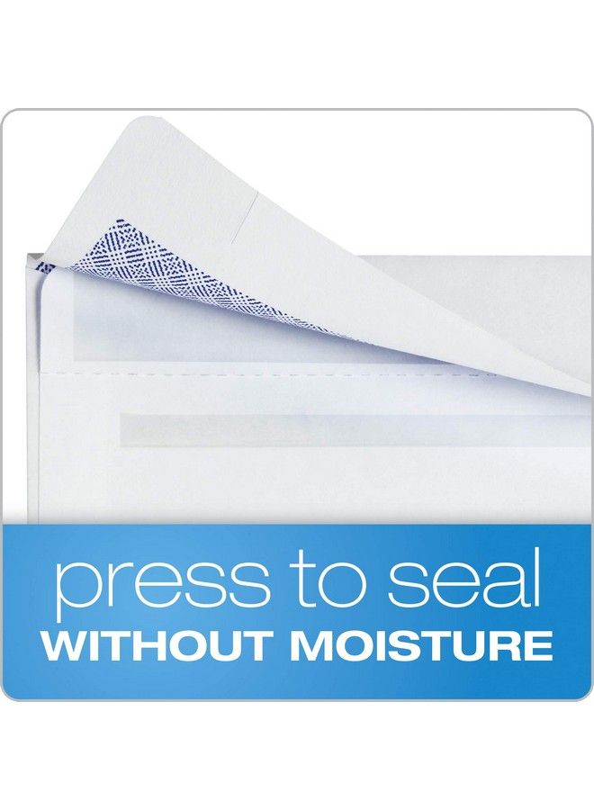 Quality Park 8 5 8 Doublewindow Security Envelopes Selfsealing Tamper Evident For Checks Payroll 24 Lb White Wove 35 8 X 85 8 Inches 500 Box (Qua67539) - Image 5