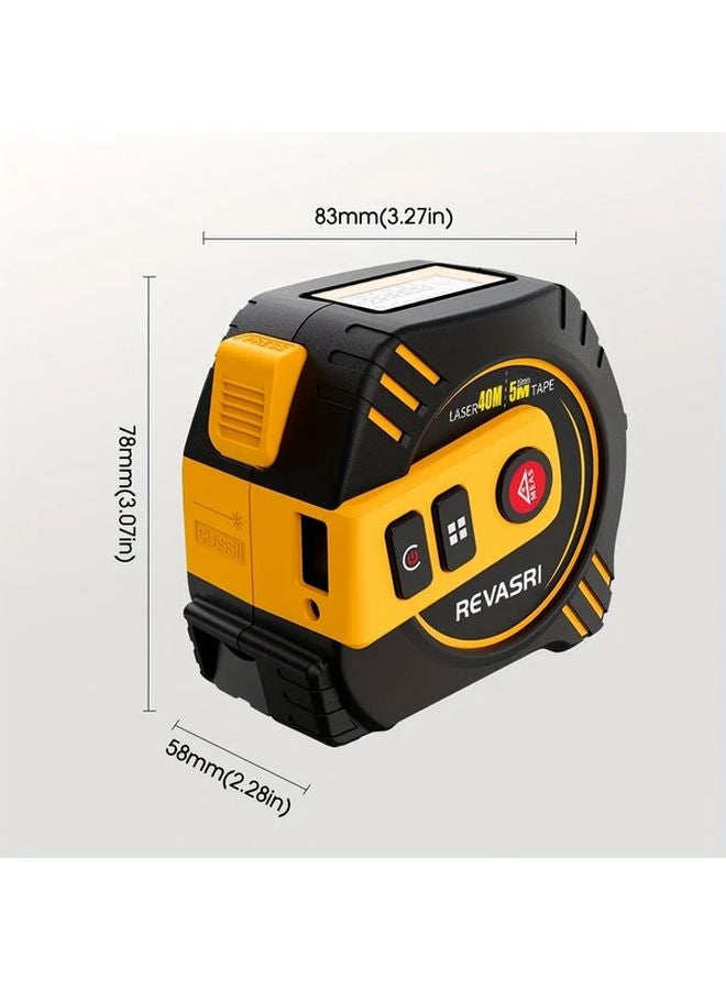 Revasri 2 In 1 Laser Measuring Tool 131ft 40m Laser Distance Meter And Tape Measure - Image 4