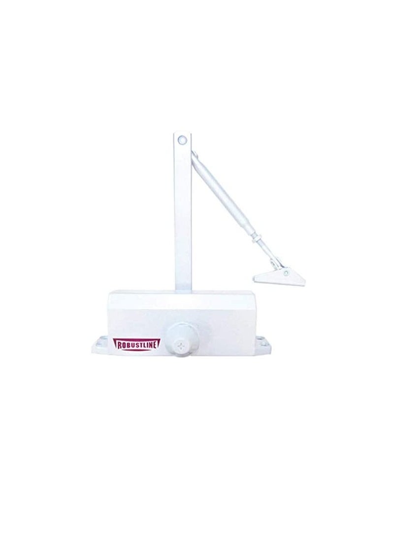 ROBUSTLINE - ROBUSTLINE Automatic Adjustable Door Closer | 45-60 KG Capacity | White Color - Image 1