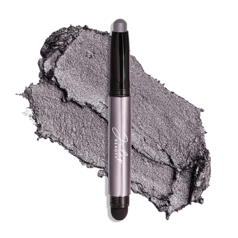 Julep Julep Eyeshadow 101 CreamtoPowder Waterproof Shadow Stick  Smoky Grey Shimmer  LongLasting CreaseProof Medium Grey Shimmer Cream Eyeshadow with Builtin Smudger