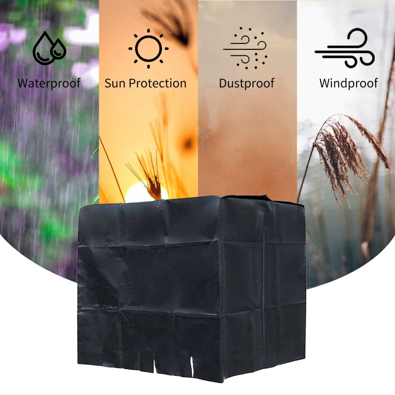 Outdoor IBC Tank Cover Waterproof Water Storage Tank Cover with Drawstring Dust-Proof Tank Cover Full Protection for IBC Tote Tank - Image 5