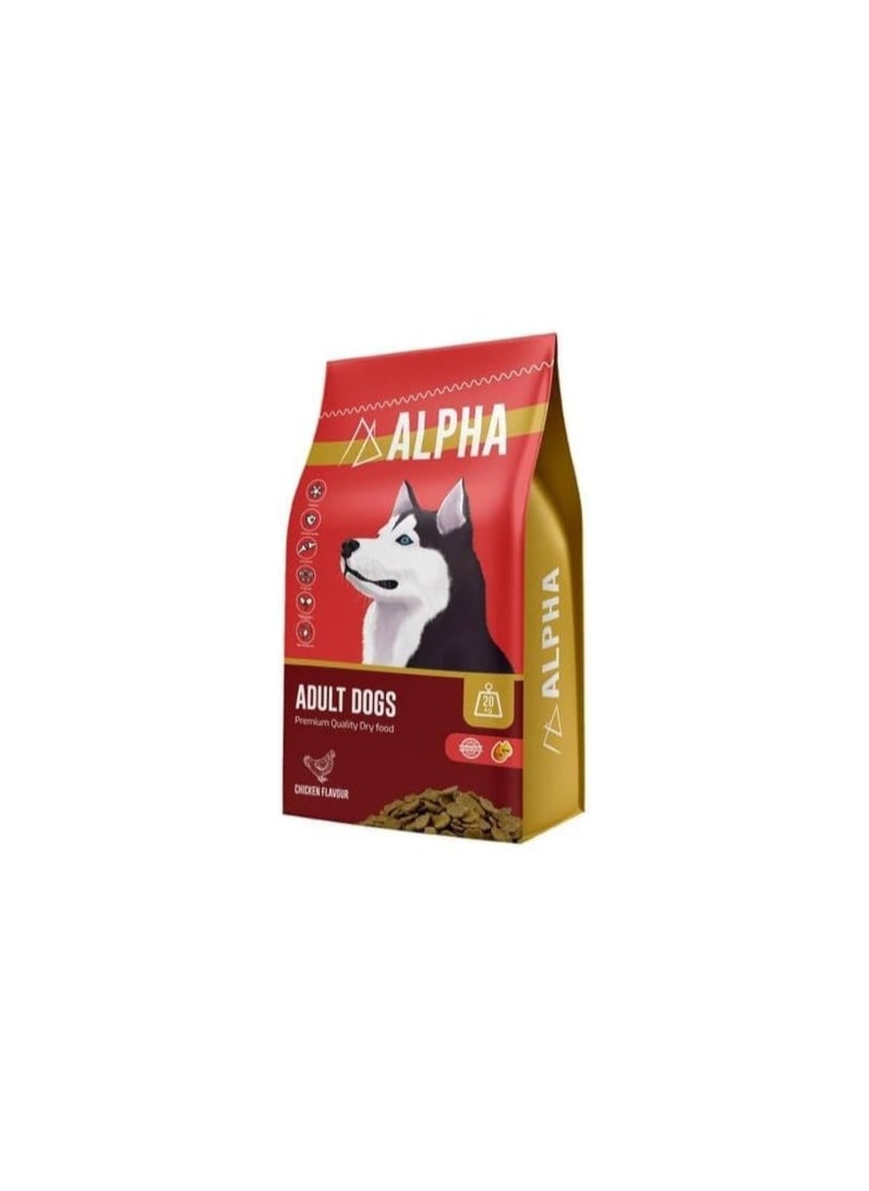 Alpha Alpha Adult Dry Food With Chicken 10kg 