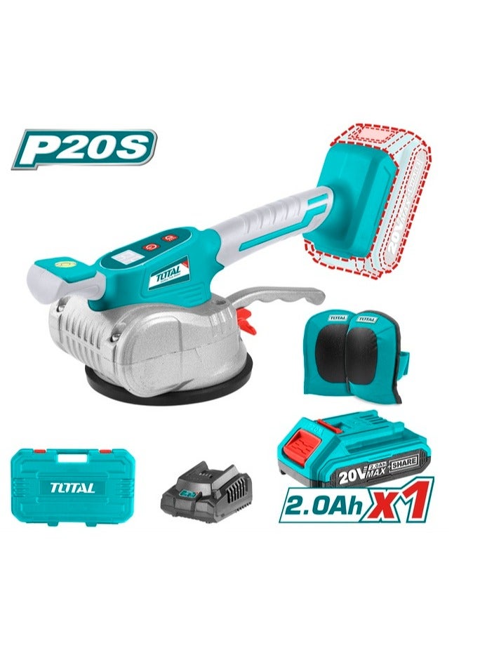 TOTAL Ceramic vibrator, 20 volt charging speeds, with 1 battery and charger in a plastic bag  - Image 1