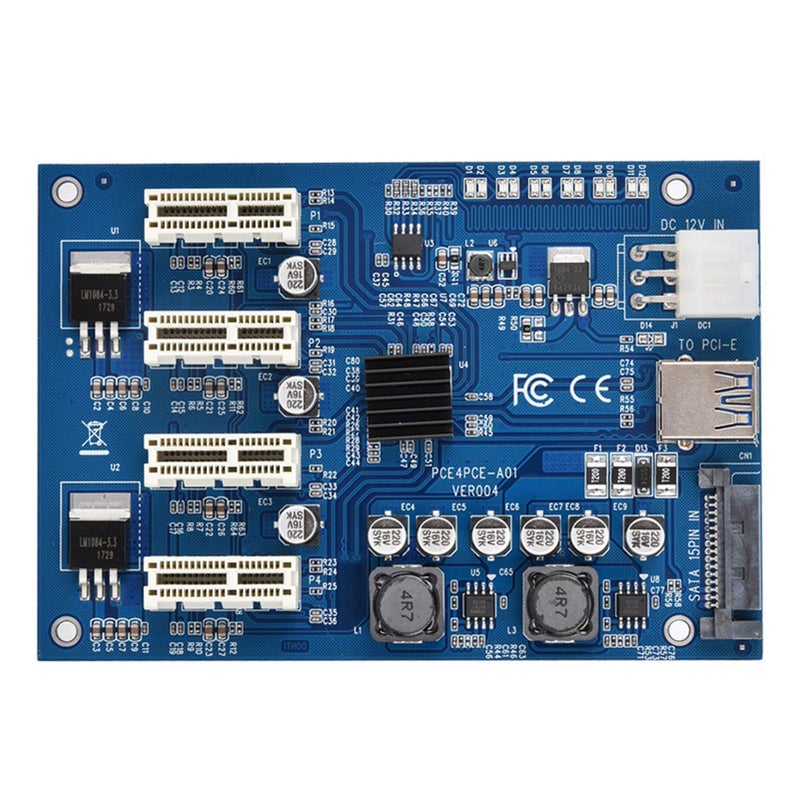 بطاقة توسعة PCIe USB 3.0 محول من 1X إلى 4X لنقل البيانات السريع - Image 2