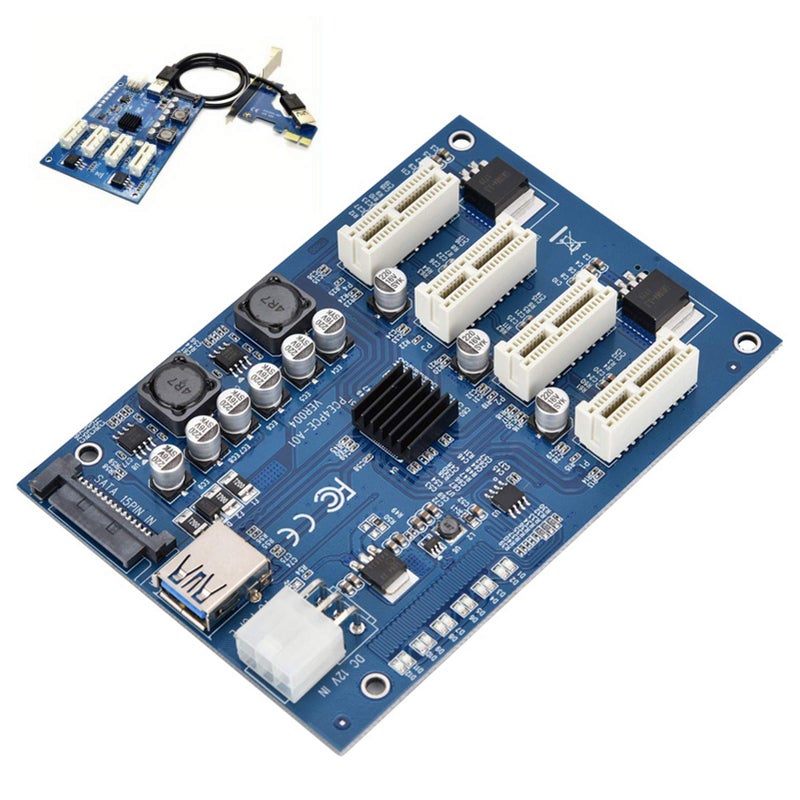 بطاقة توسعة PCIe USB 3.0 محول من 1X إلى 4X لنقل البيانات السريع - Image 5