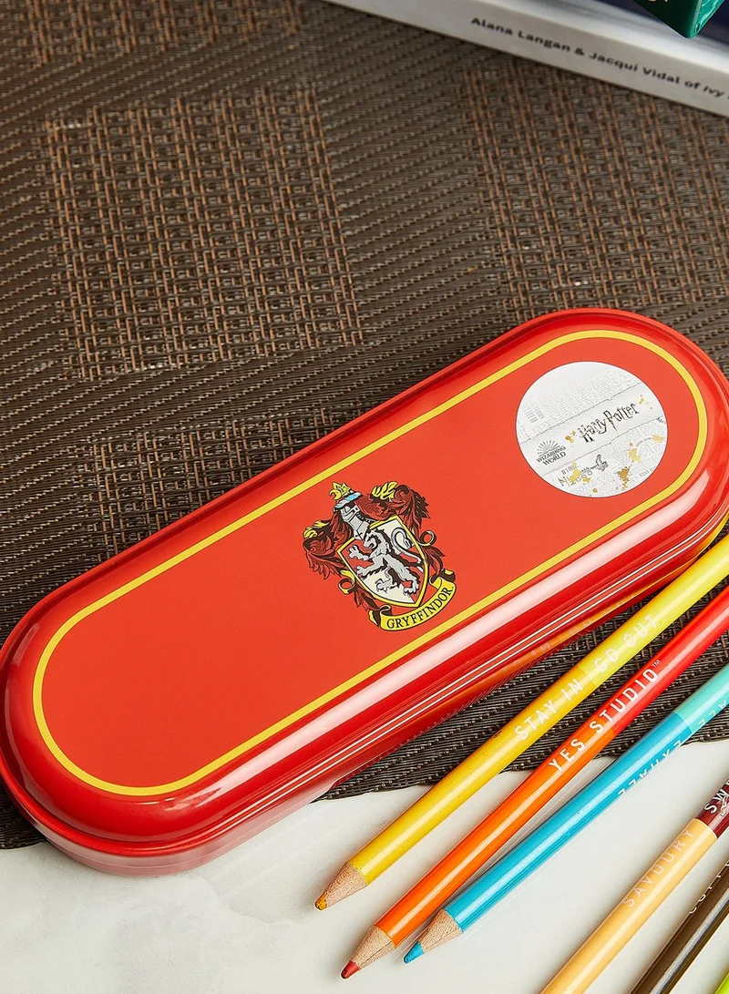 Half Moon Bay Harry Potter Gryffindor Tin Pencil Case