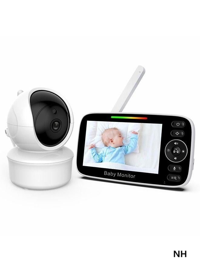NH Baby Monitor with Camera and Audio | 4.3" Display | Pan-Tilt-Zoom | Night Vision | 2-Way Talk | Temperature Sensor | Lullabies | 960ft Range - Image 1