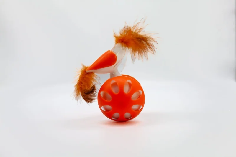 Tineke Wheeled Hacıyatmaz Bird Cat Toy 1 Piece