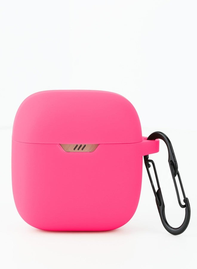 LEFXMOPHY for JBL Tune 230NC Cover Wireless Headphone Protective Protector, Pink Silicone Cover Skin Glow in Dark with Carabiner - Image 5