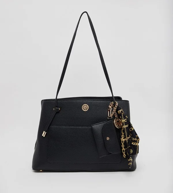 ANNE KLEIN Anne Klein Scarf Detail Shoulder Bag