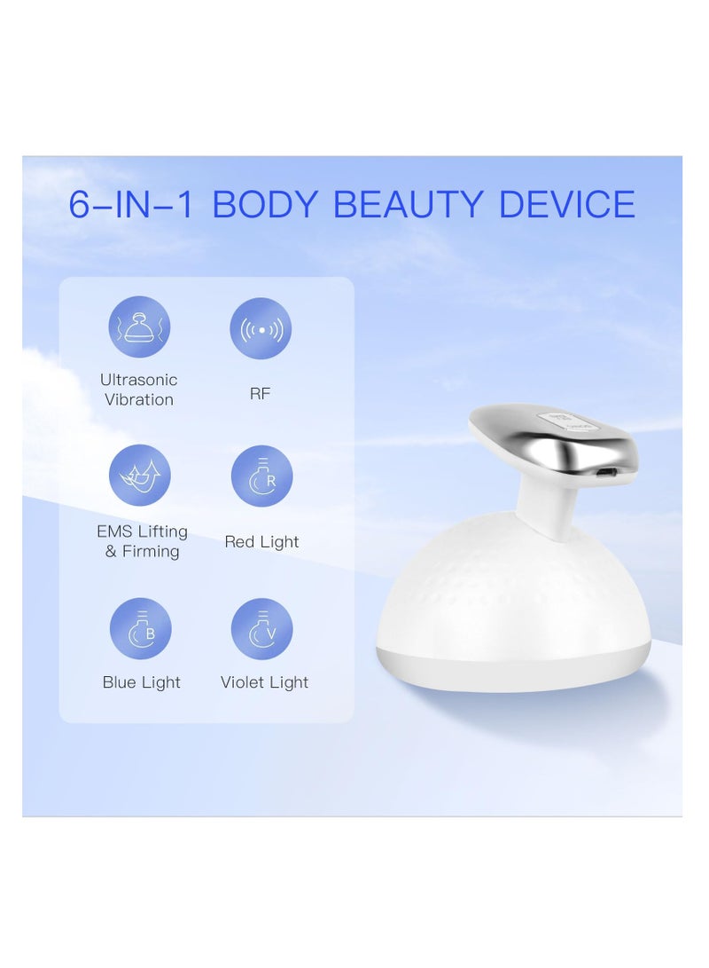 SOLARAE Cavitation Machine, 5 in 1 RF EMS for Body Sculpting with Vibration, Red/Blue/Purple Light, Waterproof Design, and 3 Modes for Skin Tightening Shape Body, Made with Durable and Waterproof Materials - Image 2