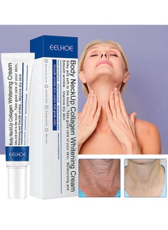 EELHOE Body Neckup Collagen Whitening Cream, Tightening And Lifting Loose Skin, Reduce Wrinkles, Skin Brightening, Reduce MelaninPrecipitation, Boosts CollagenProduction, Skin Tightening, 20G  - Image 2