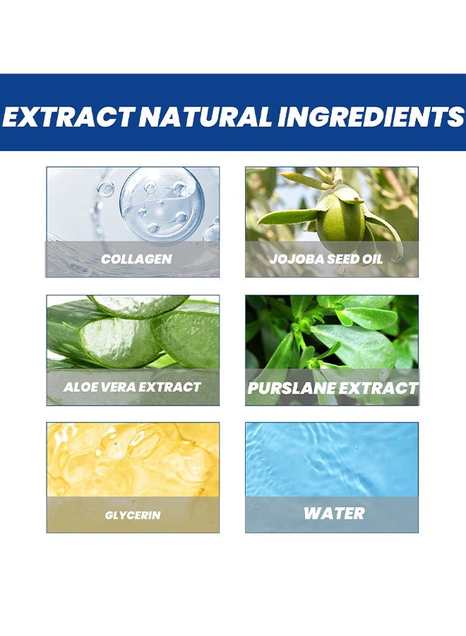 إيلهو كريم تبييض الكولاجين الرقبة 20 جرام ، شد شد شد الجلد ، والحد من التجاعيد ، وتلميع الجلد ، والحد من ترسب الميلانين ، وتعزيز إنتاج الكولاجين ، كريم تبييض الكولاجين الجسم الرقبة - Image 3