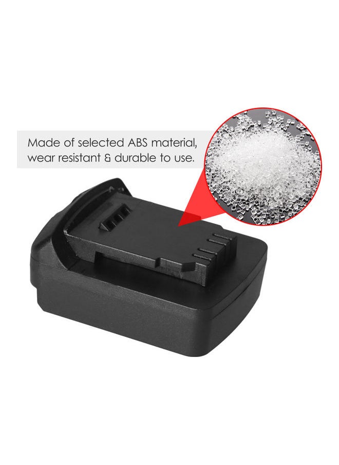 NIBEMINENT Lithium Battery Convert Adapter Black  - Image 3