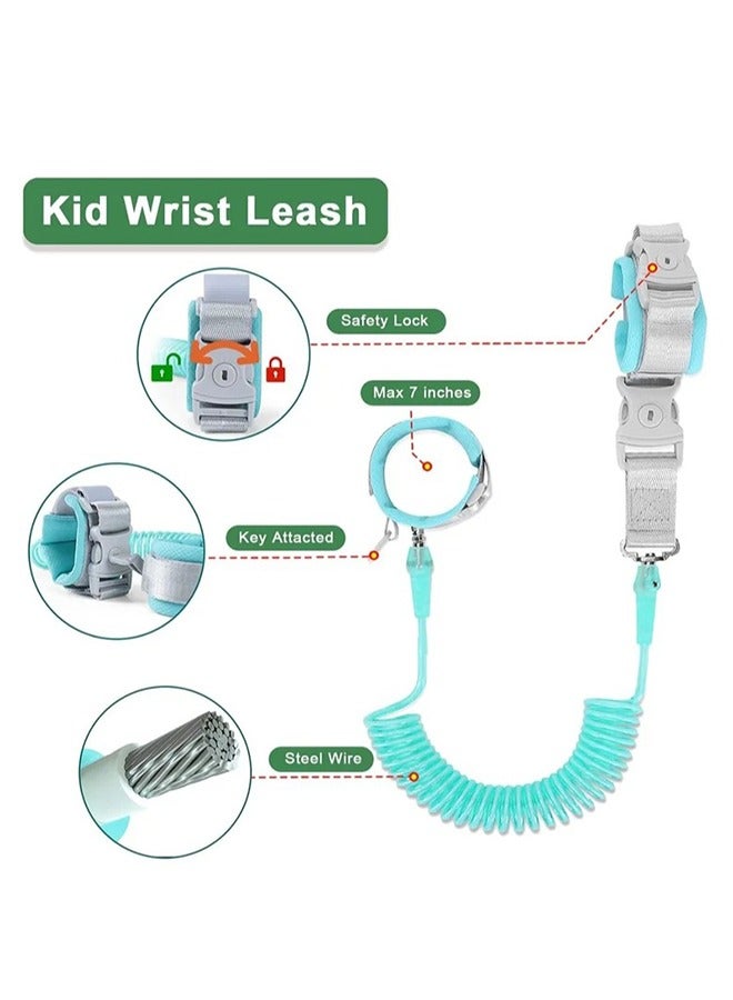 DOOKOO Anti Lost Toddler Safety Wristband Leash With Backpack Harness Wrist Link And Rotate 360 Degrees - Image 3