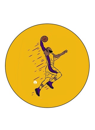 Basketball Player Printed Mouse Pad  Round  Multicolour - pzsku/ZCCC96880C607997DA2E9Z/45/_/1652028200/3cc2748f-4ec5-4824-991c-03cd89678315