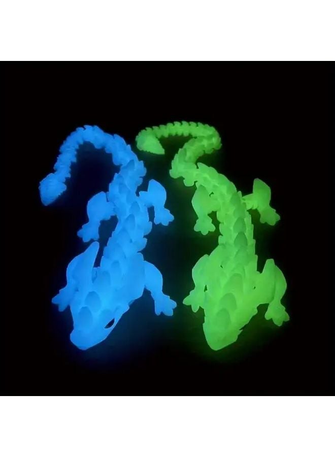 Luminescent Dragon Statue With Moving Joints And Glowing Eyes Unique Gift - Image 4
