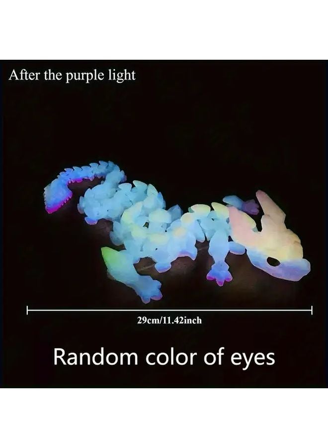 Luminescent Dragon Statue With Moving Joints And Glowing Eyes Unique Gift - Image 5