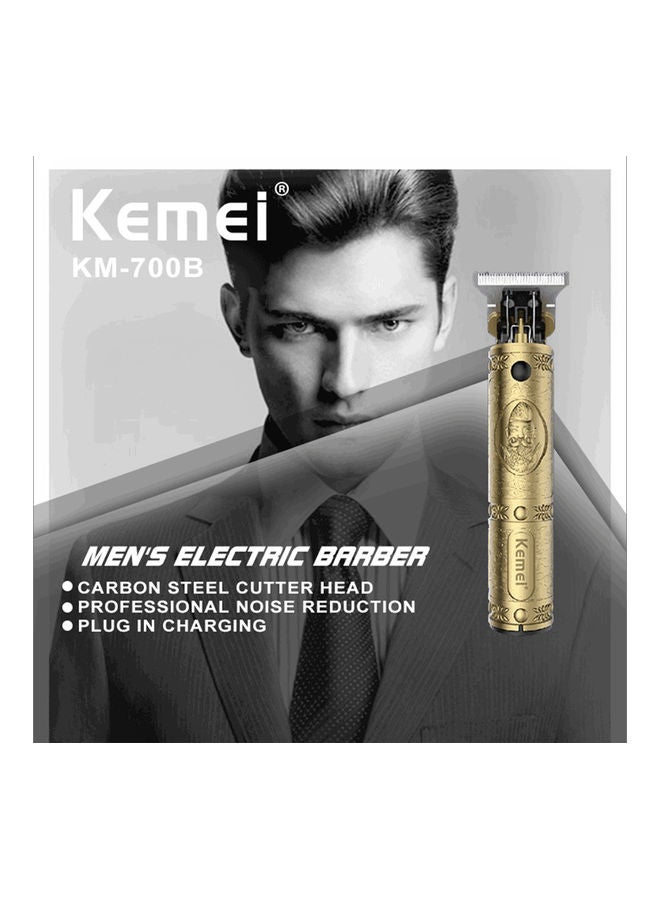 Kemei Electric Hair Trimmer Cordless Shaver Barber Trimer gold - Image 3