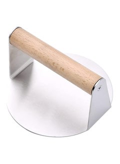Oasisgalore Burger Press Kit: Stainless Steel Burger Smasher, Spatula, 6 Inch Press, Meat Press, DIY Maker, Portable BBQ Grill  - Image 5