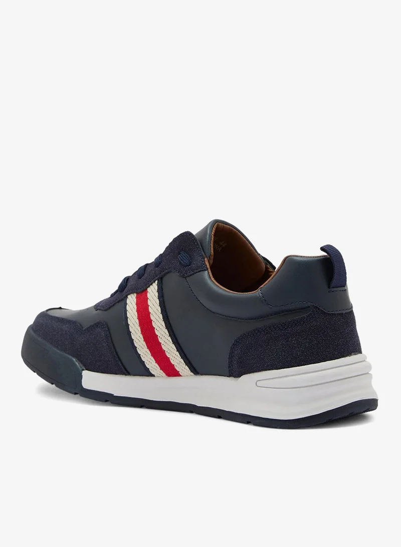 Seventy Five Webbing Detail Retro Sneakers